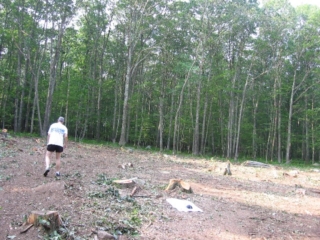 Don, walking to South property line