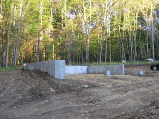2006/10/02: Garage excavation filled in, ready for its slab