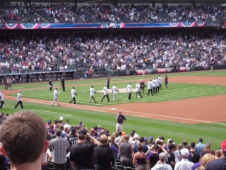 Members of the inaugural 1993 Rockies, especially Eric Young Sr., celebrate 20th Anniversary