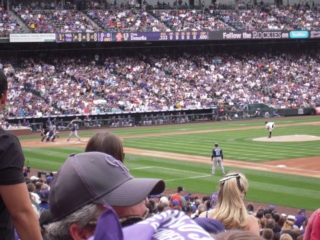 Jeff Francis uncorks first pitch, Friday, April 5, 2013