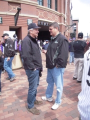 Dudley boys strategize and Dave gesticulates a bit, Friday, 2014/04/04