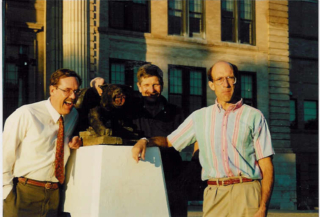Joe Lee (with tie), Don and Dave