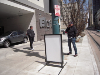 Don, coordinating the parking space searches