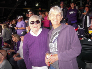 Jan & Judy in sporting heaven